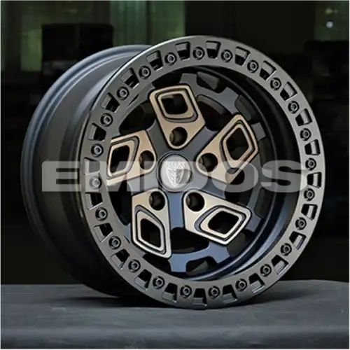 BEAST 9616B Matte Black w/ Mac Face&Dark Tint 5x127 17R 9 71,56 -38