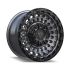BEAST 9700 Matte gunmetal/W Black Lip Edge 6x139.7 17R 8.5 100,1 0