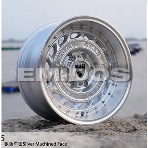 BEAST 9705 Silver Machined Face 6x139.7 17R 8.5 100,1 0