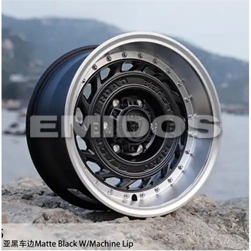 BEAST 9705 Matte Black/Machined lip 6x139.7 17R 8.5 100,1 0