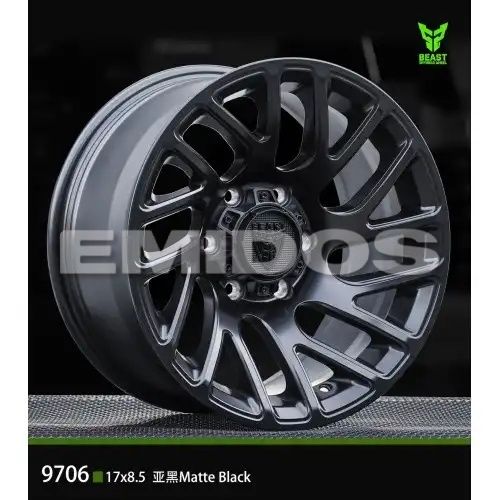 BEAST 9706 Matte Black 6x139.7 17R 8.5 100,1 0