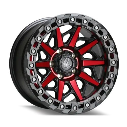 Agility Force A710B Matte Black w/ Red Face 5x127 17R 8.5 71,56 -12