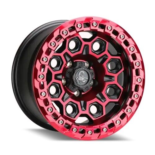 Agility Force A716B Matte Black w/ Red Face 5x127 17R 8.5 71,56 -12