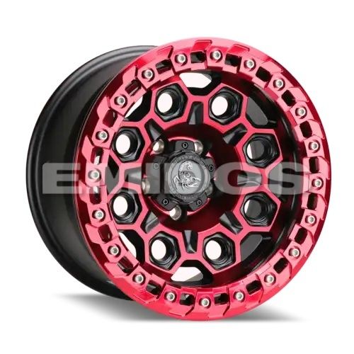 Agility Force A716B Matte Black w/ Red Face 5x127 17R 8.5 71,56 -12