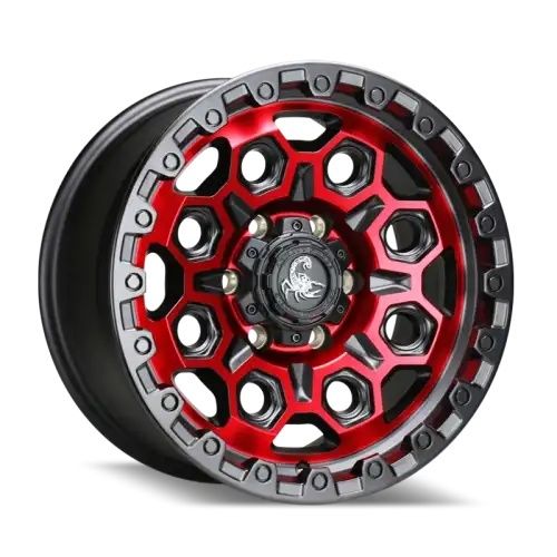 Agility Force A716N Matte Black w/ Red Face 6x139.7 17R 8.5 100,1 0