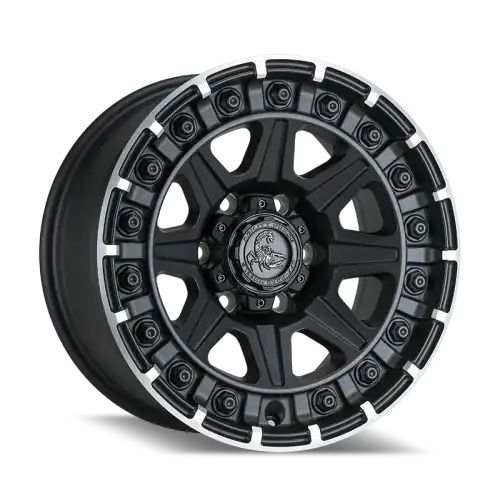Agility Force A718 Matte Black/Machined lip 6x139.7 17R 8.5 100,1 0