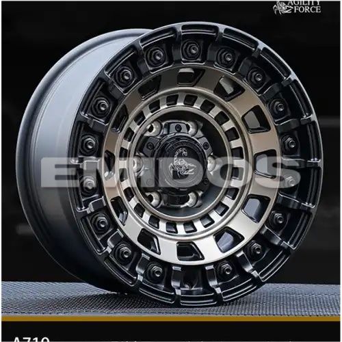 Agility Force A719 Matte Black w/ Mac Face&Dark Tint 6x139.7 17R 8.5 100,1 0