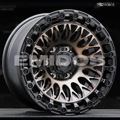 Agility Force A721 Matte Black w/ Mac Face&Dark Tint 6x139.7 18R 8.5 64,1 12