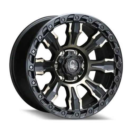 Agility Force A728 Matte Black w/ Mac Face&Dark Tint 6x139.7 18R 8.5 64,1 12