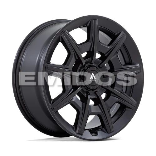 Asanti Black Label AB041 ESQUIRE SATIN BLACK GLOSS BLACK FACE 5x115/120 22R 10.5 74.1 18