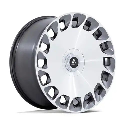 Asanti Black Label AB045 ARISTOCRAT GLOSS PLATINUM BRIGHT MACH FC 6x135/139.7 24R 10 87.1 30