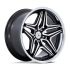 Asanti Black Label AB046 DUKE GLOSS BLACK MACHINED 5x120 22R 9 74.1 15