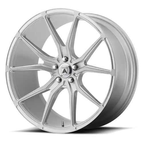 Asanti Black Label ABL-13 VEGA BRUSHED SILVER W/ CARBON FIBER INSERTS 5x112 20R 8.5 72.56 38