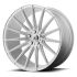 Asanti Black Label ABL-14 POLARIS BRUSHED SILVER W/ CARBON FIBER INSERTS 5x120 19R 8.5 74.1 38