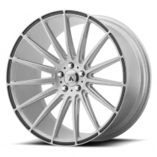 Asanti Black Label ABL-14 POLARIS BRUSHED SILVER W/ CARBON FIBER INSERTS 5x112 20R 8.5 72.6 38
