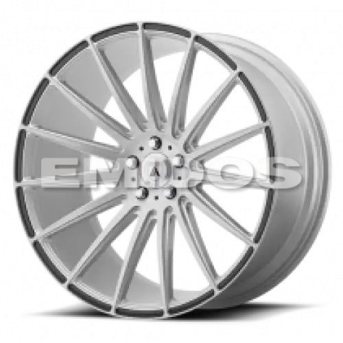 Asanti Black Label ABL-14 POLARIS BRUSHED SILVER W/ CARBON FIBER INSERTS 5x112 20R 8.5 72.6 38