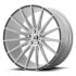 Asanti Black Label ABL-14 POLARIS BRUSHED SILVER W/ CARBON FIBER INSERTS 5x114.3 20R 9 72.6 35