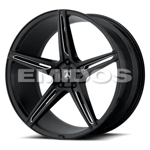 Asanti Black Label ABL-22 ALPHA 5 GLOSS BLACK MILLED 5x115 22R 10.5 72.56 25