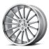 Asanti Black Label ABL-24 BETA BRUSHED SILVER W/ CHROME LIP 5x112 22R 10.5 72.56 35