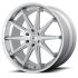 Asanti Black Label EMPEROR BRUSHED SILVER W/ CHROME LIP 6x139.7 24R 10 106.25 15