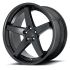 Asanti Black Label ABL31 REGAL SATIN BLACK W/ GLOSS BLACK LIP 5x114.3 22R 9 72.56 32