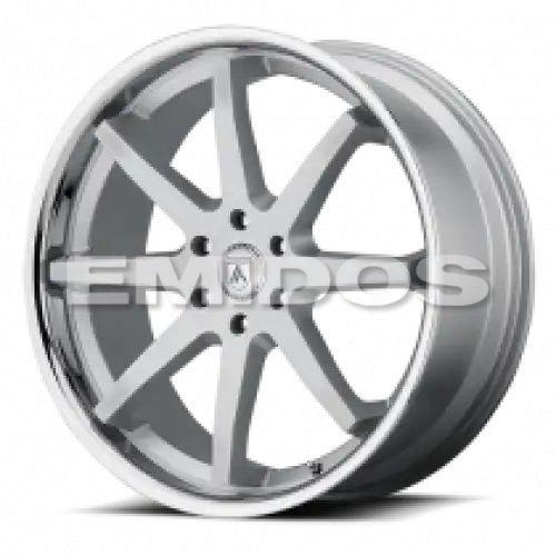 Asanti Black Label ABL-32 KAISER BRUSHED SILVER W/ CHROME LIP 6x139.7 22R 9.5 100.3 30