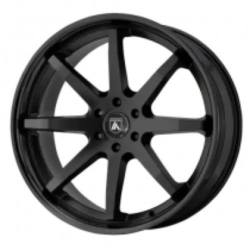 Asanti Black Label ABL-32 KAISER SATIN BLACK W/ GLOSS BLACK LIP 6x135 22R 9.5 87.1 30