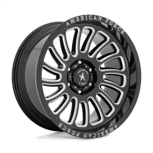 American Force AC004 VULCAN GLOSS BLACK MILLED 6x139.7 20R 10 78.1 -18
