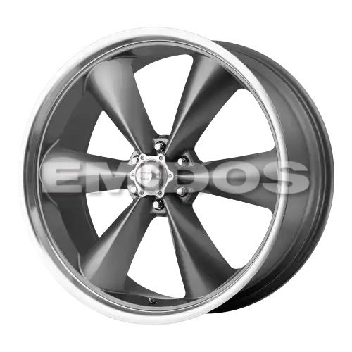 American racing AR104 TORQ THRUST ST MAG GRAY W/ MACHINED LIP 6x139.7 20R 8.5 78.1 19