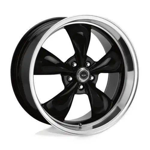 American racing AR105 TORQ THRUST M GLOSS BLACK W/ MACHINED LIP 5x114.3 20R 10 72.56 34