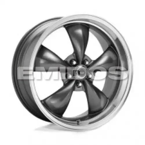 American racing AR105 TORQ THRUST M ANTHRACITE W/ MACHINED LIP 5x100 17R 7.5 57.1 45