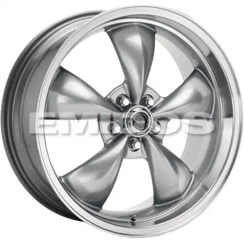 American racing AR105 TORQ THRUST M ANTHRACITE W/ MACHINED LIP 5x114.3 18R 10 72.56 24