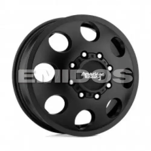 American racing AR204 BAJA DUALLY SATIN BLACK - FRONT 8x165.1 16R 6 125.1 111