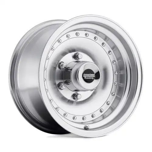 American racing AR61 OUTLAW I MACHINED W/ CLEAR COAT 5x114.3 15R 8 83.06 -19