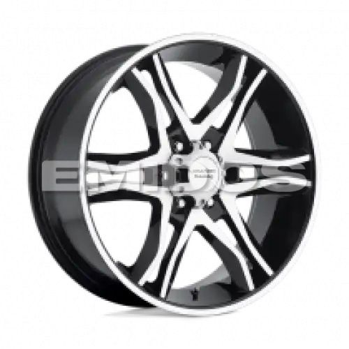 American racing AR893 MAINLINE GLOSS BLACK MACHINED 5x127 R 8 78.1 BNK