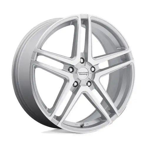 American racing AR907 SILVER MACHINED 5x120 17R 7.5 74.1 42