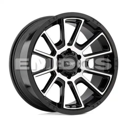 American racing AR933 INTAKE GLOSS BLACK MACHINED 6x114.3 18R 8.5 66.06 18