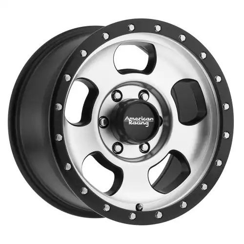 American racing AR969 ANSEN OFFROAD SATIN BLACK MACHINED W/ SATIN BLACK RING 5x139.7 18R 9 108 BNK