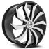 Azara AZA-507 Gloss Black & Machined 5x100/114.3 18R 8 74.1 35