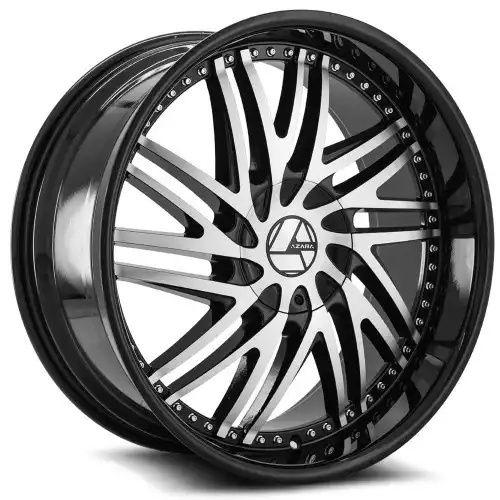 Azara AZA-509 Gloss Black & Machined 6x135/139.7 22R 9.5 108 25