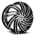 Azara AZA-514 Gloss Black & Machined 6x135/139.7 24R 9 87.1 25