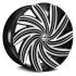 Azara AZA-502 Gloss Black & Machined 5x110/114.3 22R 8.5 74.1 38