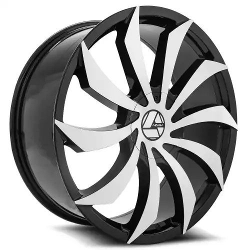 Azara AZA-507 Gloss Black & Machined 5x110/114.3 20R 8.5 74.1 35