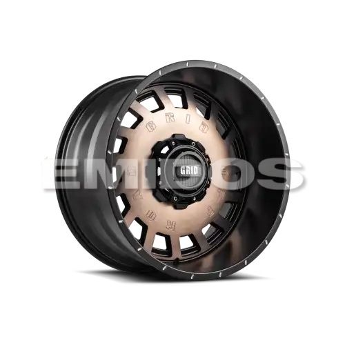 GRID Off-road GD03 MATTE BLACK WITH MACHINED FACE DDT 5x114.3 R 9 78.1 15