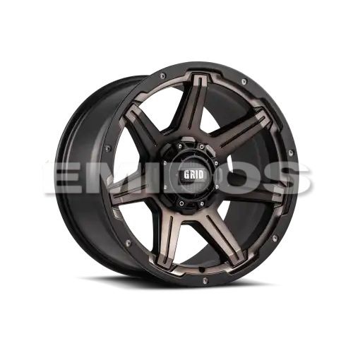 GRID Off-road GD06 MATTE BLACK WITH MACHINED FACE DDT 5x139.7 20R 9 78.1 18