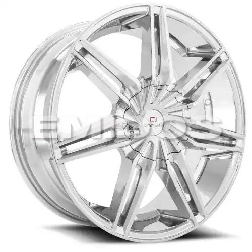 Cavallo CLV-19 Chrome 6x135/139.7 22R 9.5 108 25