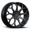 Cavallo CLV-22 Gloss Black & Milled 5x108/114.3 22R 8.5 74.1 38