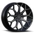 Cavallo CLV-22 Gloss Black & Milled 5x112/114.3 22R 8.5 74.1 38