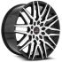Cavallo CLV-24 Gloss Black & Machined 5x115/120 24R 9 78.1 18