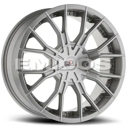 Cavallo CLV-36 Silver & Machined 6x135/139.7 20R 8.5 108.1 15